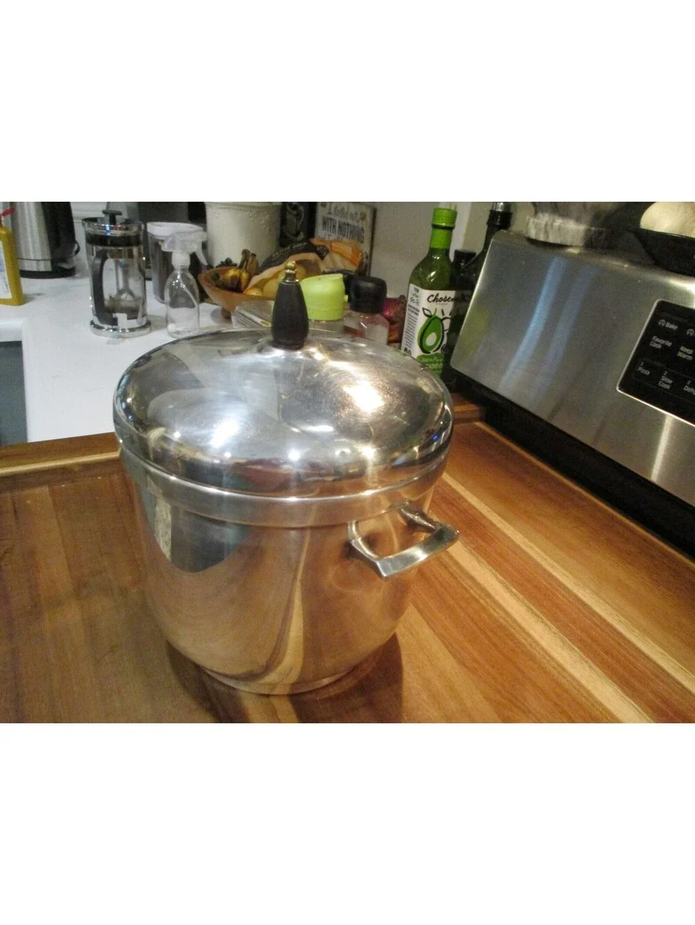 Sheffield Silver Co Silverplate Ice Bucket Pyrex Glass Liner Domed Lid Vintage